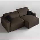 Sofa 3 Lugares Retratil E Reclinavel 230cm Veludo Romano  Mar