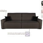 Sofa 3 Lugares Retratil E Reclinavel 230cm Veludo Romano  Mar