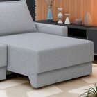 Sofá 3 Lugares Retrátil E Reclinável 270cm Palermo Cinza