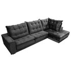 Sofá 3 Lugares Retrátil E Reclinável 350cm Bipartido Vicenza