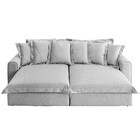 Sofá 3 Lugares Retrátil E Reclinável Boston 272 Cm Tecido 143