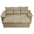 Sofá 3 Lugares Retrátil E Reclinável Cama Inbox Compact 2,00m