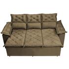 Sofá 3 Lugares Retrátil E Reclinável Cama Inbox Compact 2,00m