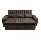 Sofá 3 Lugares Retrátil E Reclinável Cama Inbox Senses 2,00m