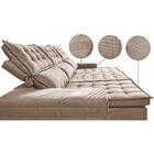 Sofá 3 Lugares Retrátil E Reclinável Cama Inbox Senses 2,00m