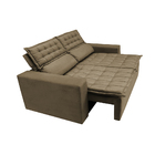 Sofá 3 Lugares Retrátil E Reclinável Cama Inbox Slim 1,80m Ve