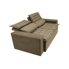 Sofá 3 Lugares Retrátil E Reclinável Cama Inbox Slim 1,80m Ve
