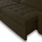 Sofá 3 Lugares Retrátil E Reclinável Cleveland 248cm Tecido 1