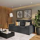 Sofá 3 Lugares Retrátil E Reclinável Com Baú El Dorado Suede