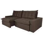 Sofá 3 Lugares Retrátil E Reclinável Com Pillow 2,10m Maximus