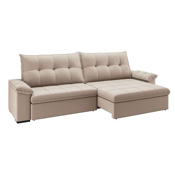 Sofá 3 Lugares Retrátil E Reclinável Com Usb Flexforma Triton