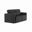 Sofá 3 Lugares Retrátil E Reclinavél Duisburgo Suede Grafite