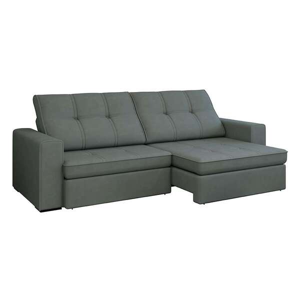 Sofá 3 Lugares Retrátil E Reclinável Flexforma Versalhes Velu