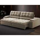 Sofá 3 Lugares Retrátil E Reclinável Helen Com Usb E Porta-co