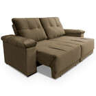 Sofá 3 Lugares Retrátil E Reclinável Hellen Inglaterra 1,80