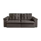 Sofá 3 Lugares Retrátil E Reclinável Itaguaí Com Usb Veludo M