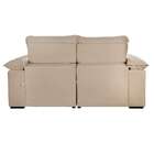 Sofá 3 Lugares Retrátil E Reclinável Jobi Veludo Bege Natural