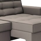 Sofá 3 Lugares Retrátil E Reclinável Malibu Bege