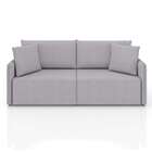 Sofá 3 Lugares Retrátil E Reclinável Malta Linho Prata 220 Cm