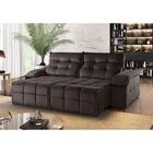 Sofá 3 Lugares Retrátil E Reclinável Martins M-122 Veludo Mar