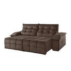 Sofá 3 Lugares Retrátil E Reclinável Martins M-122 Veludo Mar