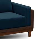 Sofá 3 Lugares Retrátil E Reclinável Nantes Veludo Grafite 20