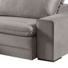 Sofá 3 Lugares Retrátil E Reclinável Pocket Bari  Veludo Pari