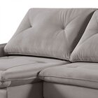 Sofá 3 Lugares Retrátil E Reclinável Pocket Bari  Veludo Pari