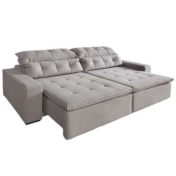 Sofá 3 Lugares Retrátil E Reclinável Sensazione – D’angelis -