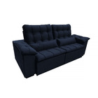 Sofá 3 Lugares Retrátil E Reclinável Sevilha 230 - Azul