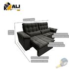 Sofá 3 Lugares Retrátil E Reclinável Sevilha 230 - Cinza