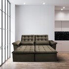 Sofá 3 Lugares Retrátil E Reclinável Sevilha 250 - Bege