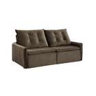 Sofá 3 Lugares Retrátil E Reclinável Slide Com Entrada Usb Ve