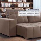 Sofá 3 Lugares Retrátil E Reclinável Super Pilow 180cm Xangai