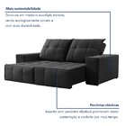 Sofá 3 Lugares Retrátil E Reclinável Super Pilow 205cm Xangai