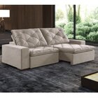 Sofá 3 Lugares Retrátil E Reclinável Trento Estofado Ferrari