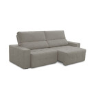 Sofá 3 Lugares Retrátil E Reclinável Veludo Village Ferguile