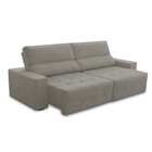 Sofá 3 Lugares Retrátil E Reclinável Veludo Village Ferguile