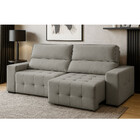 Sofá 3 Lugares Retrátil E Reclinável Veludo Village Ferguile