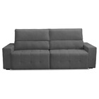 Sofá 3 Lugares Retrátil E Reclinável Veludo Village Ferguile