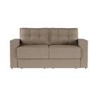 Sofá 3 Lugares Retrátil Essen Suede Bege 180 Cm