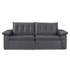 Sofá 3 Lugares Retrátil Itaguaí Prime Com Entrada Usb Veludo