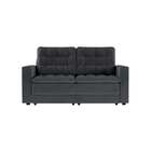 Sofá 3 Lugares Retrátil Munique  Suede Grafite