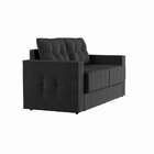 Sofá 3 Lugares Retrátil Nuremberga  Suede Grafite 180 Cm