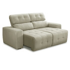 Sofá 3 Lugares Retrátil Reclinável 210cm Linho Atualle Fergui