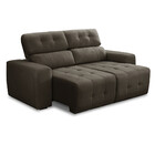 Sofá 3 Lugares Retrátil Reclinável 210cm Veludo Atualle Fergu