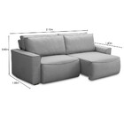 Sofá 3 Lugares Retrátil Reclinável 210cm Veludo Nobile Fergui