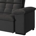 Sofá 3 Lugares Retrátil Reclinável 230cm Denver Arte Cúbica E