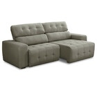 Sofá 3 Lugares Retrátil Reclinável 230cm Veludo Atualle Fergu