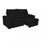 Sofá 3 Lugares Retrátil Reclinável 230cm Veludo Primavera Woo